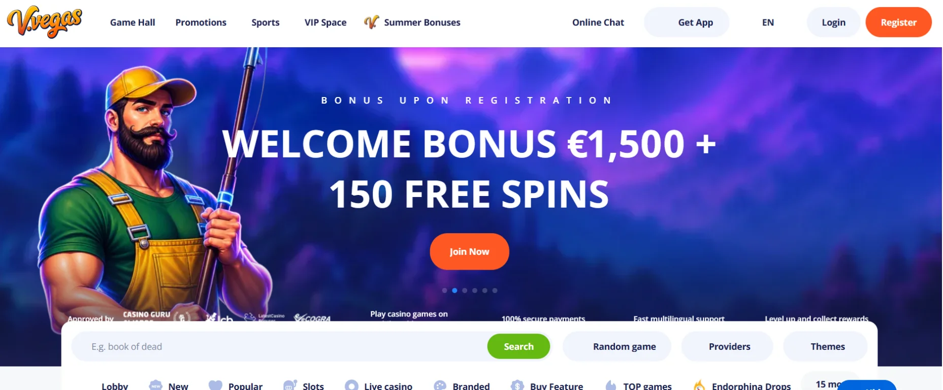 Vulkan Casino Screen